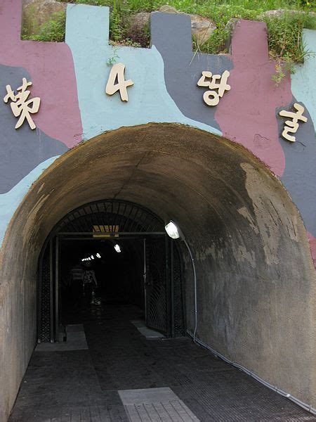 Traversed a tunnel of many in the Korean DMZ in April 2010 | North ...