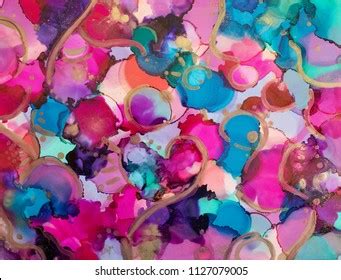 Alcohol Ink Art Abstract Painting Alcohol Stock Illustration 1127079005 ...