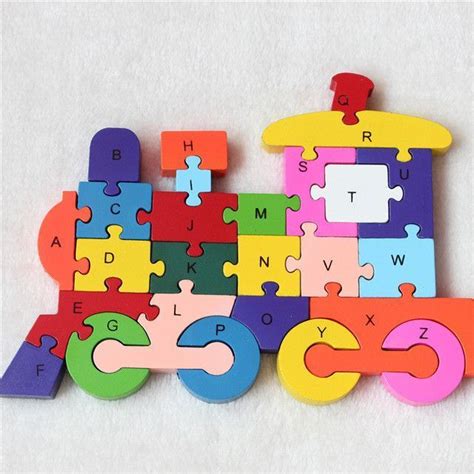 Double Sided Wooden Alphabet and Numbers Puzzle | Jigsaw puzzles for ...