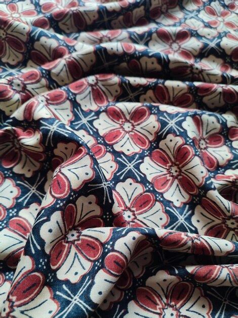 Premium Photo | The patterns on traditional batik cloth provide a ...