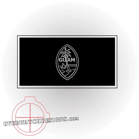 Guam Flag Decal - Overwatch Designs