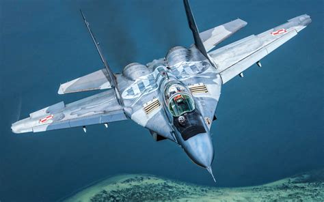 Download wallpapers MiG-29, Polish Air Force, Fulcrum, jet fighter, LWF ...