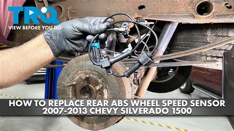 How to Replace Rear ABS Wheel Speed Sensor 2007-2013 Chevrolet ...