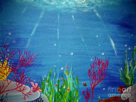 Ocean floor Painting by Heather James | Pixels