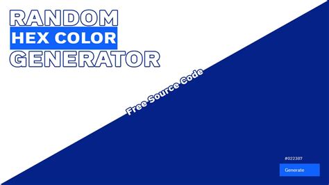 Random Hex Color Code Generator - Stackfindover