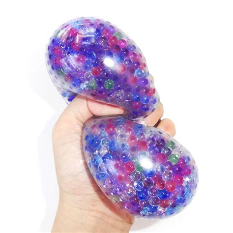 1PC cute Rainbow Adults Kids Favor Squishy Mesh Stress Relief Squeeze ...