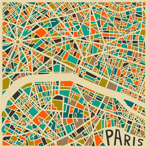 Modern Abstract City Maps — Colossal