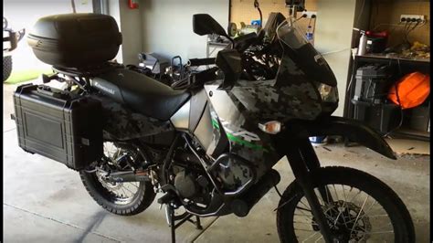 Kawasaki KLR 650 Mods for touring - YouTube