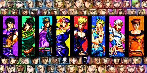 Jojo's Bizarre Adventure: All-Star Battle R- Every Character Listed By ...