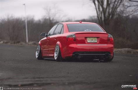 Stanced Audi A4 B6 back