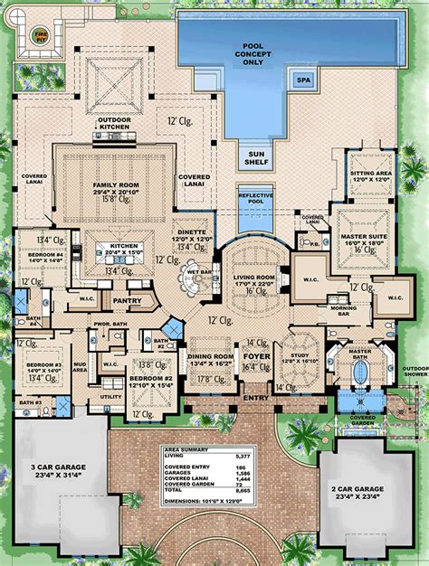 Luxury Dream Home Floor Plans