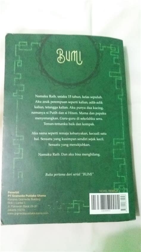 Resensi Buku Bumi Tere Liye – Ilustrasi