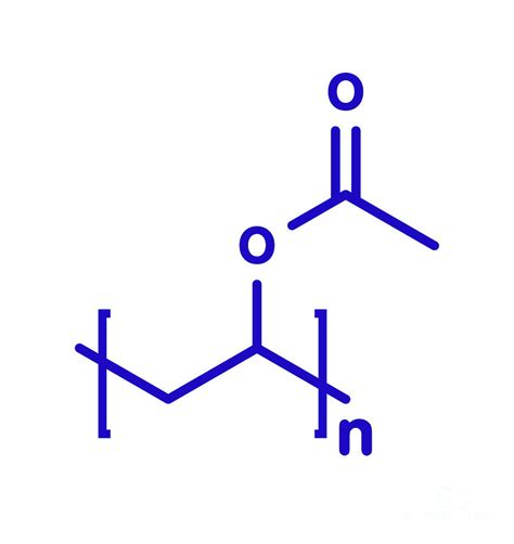 Polyvinyl Acetate Polymer Chemical Structure Photograph by Molekuul ...