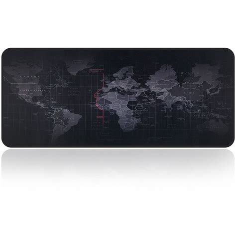 World Map Mouse Pad Gaming Large Mousepad Gamer Big Computer Mouse Mat ...