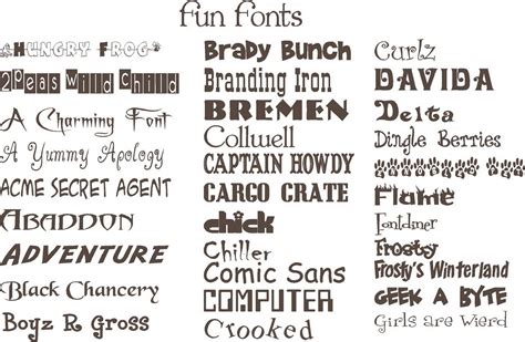 Simply Beautiful: Fun Fonts