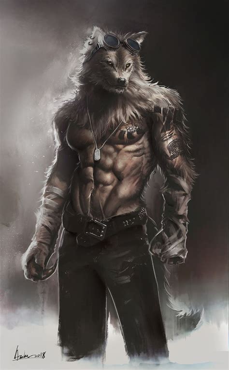 Werewolf, Amber Tsai on ArtStation at https://www.artstation.com ...