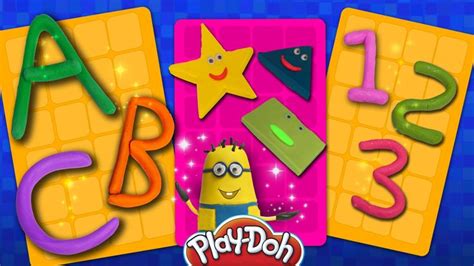 Play Doh Alphabets Numbers And Shapes | Play Doh 1 to 100 | Play doh ...