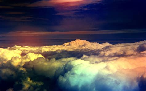 Rainbow Clouds Wallpaper - WallpaperSafari