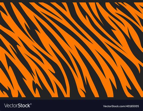 Pattern tiger stripes abstract background Vector Image