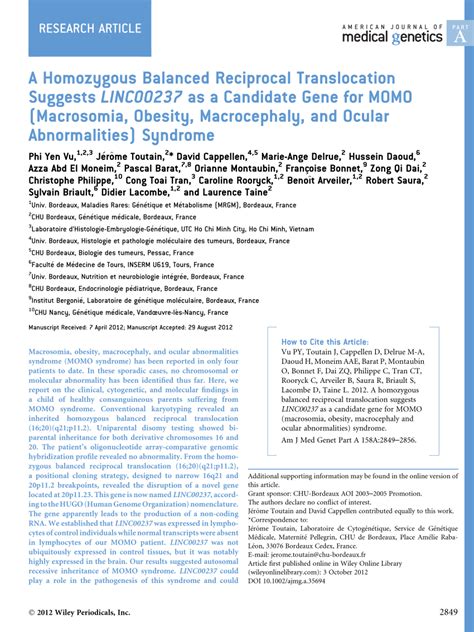 (PDF) obesity and MOMO syndrome