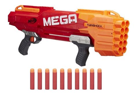 Arma Nerf Mega Twinshock Original En Caja Dardos Pistola Gun - $ 2.990 ...