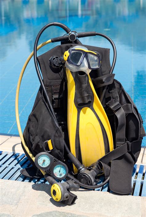 Diving equipment Stock Photo free download