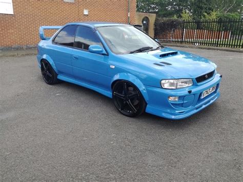 Rare 2 door Subaru Impreza Turbo 2000 Blue 22B WRX UK STI Type R Coupe ...