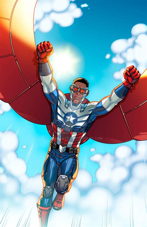 Capt. America - Falcon by JamieFayX on DeviantArt