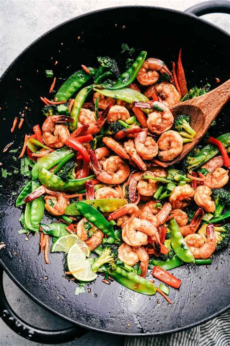 Easy 15-Minute Garlic Shrimp Stir Fry Recipe | The Recipe Critic