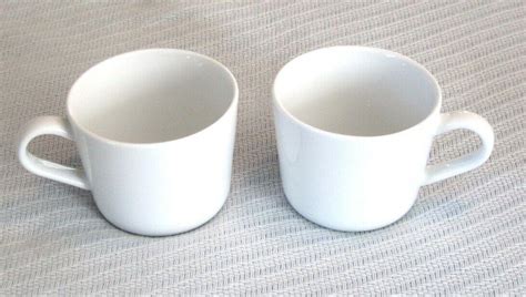 Ikea White Coffee Cup 21986 Lot of 2 Thailand | #3785263841