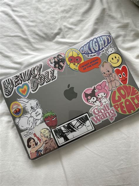 laptop deco 💻 | Macbook cover stickers, Macbook case stickers, Laptop ...