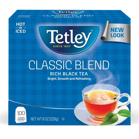 Tetley Classic Blend, Black Tea, Tea Bags, 100 ct. - Walmart.com ...