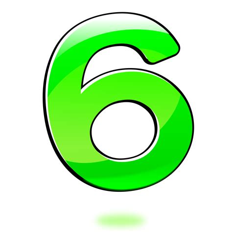 Six clipart - Clipground