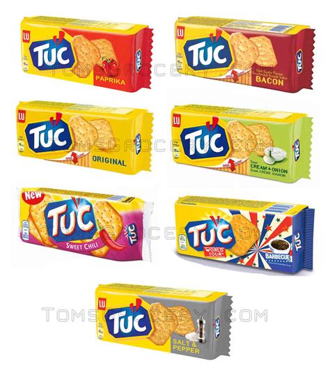 LU Crackers TUC PAPRIKA / ORIGINAL / BACON / BARBECUE / Chili Flavors ...