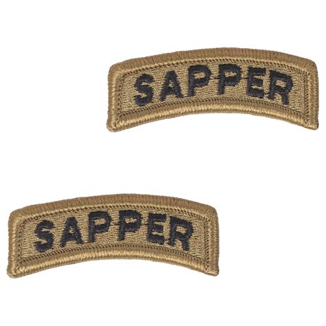 Army Sapper OCP Embroidered Tab – Vanguard