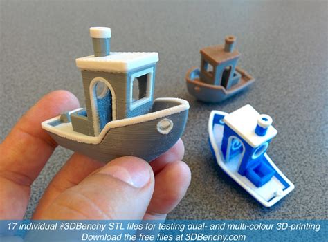 #3DBenchy for dual- and multi-part color 3D printing – #3DBenchy