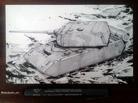 Panzer VIII Maus Sketch : r/Warthunder