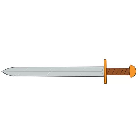 How to Draw a Sword - Easy Drawing Art