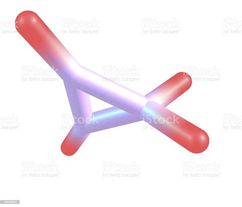 Cyclopropene Molecular Structure On White Background Stock Photo ...