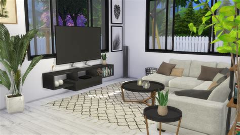 The Sims 4: LIVINGROOM | Orlando | Living room sims 4, Living room sets ...