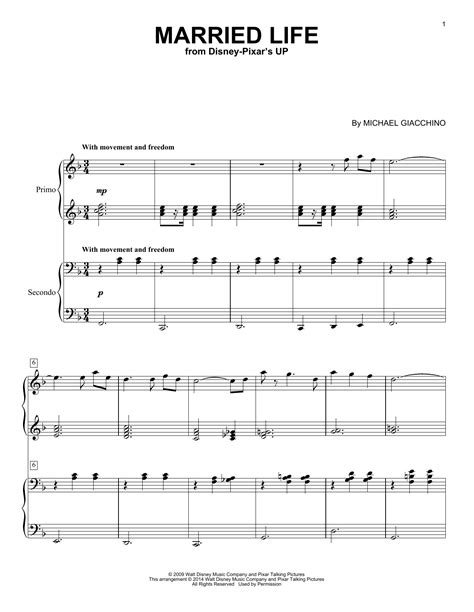 Married Life | Sheet Music Direct