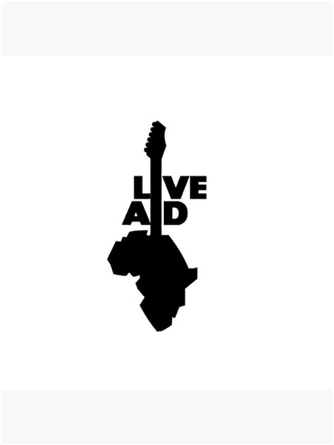 "Live Aid Logo" Pin for Sale by ZidaD | Redbubble