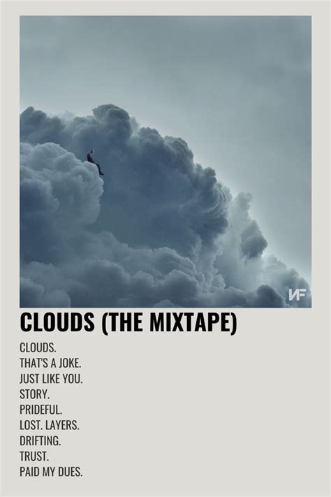 NF - clouds (the mixtape) in 2024 | Poster pictures, Music poster ...