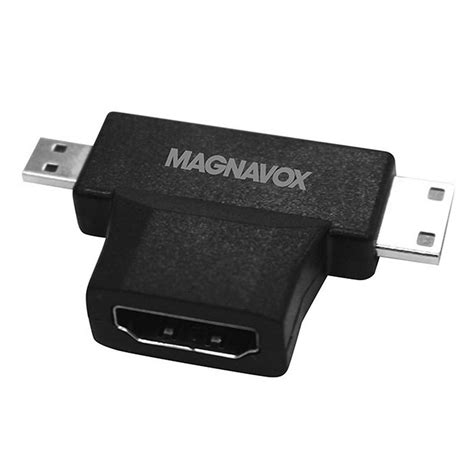 Magnavox HDMI Micro and Mini Adapter Cable Cord Connector For HD ...