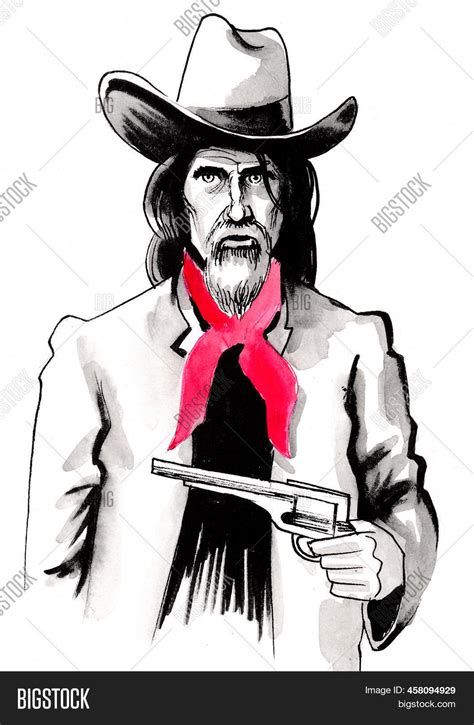 Cowboy Revolver Gun. Image & Photo (Free Trial) | Bigstock