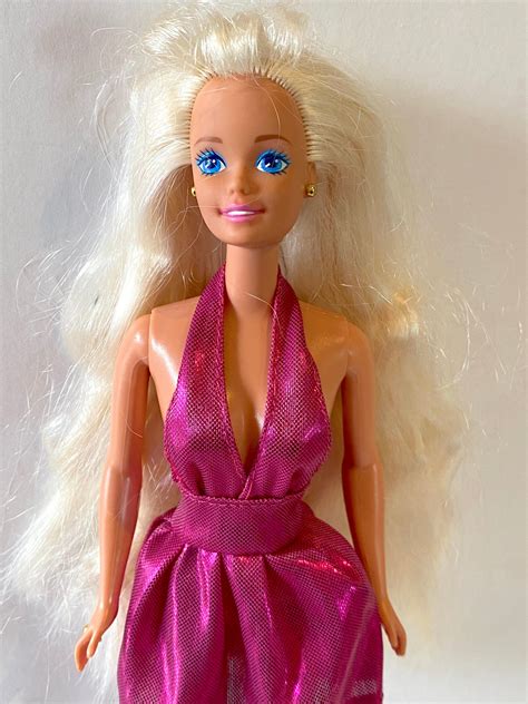 Vintage 1990's Mattel blonde Barbie doll super long hair | Etsy