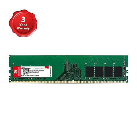 4GB DDR4 DESKTOP RAM 3200MHz - Simmtronics