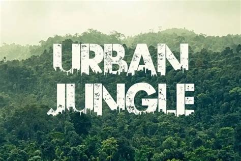 Urban Jungle Font - Dafont Free