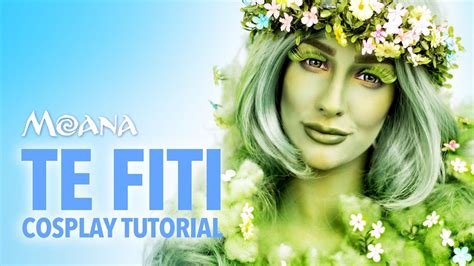 Te Fiti makeup tutorial (Moana cosplay) - YouTube