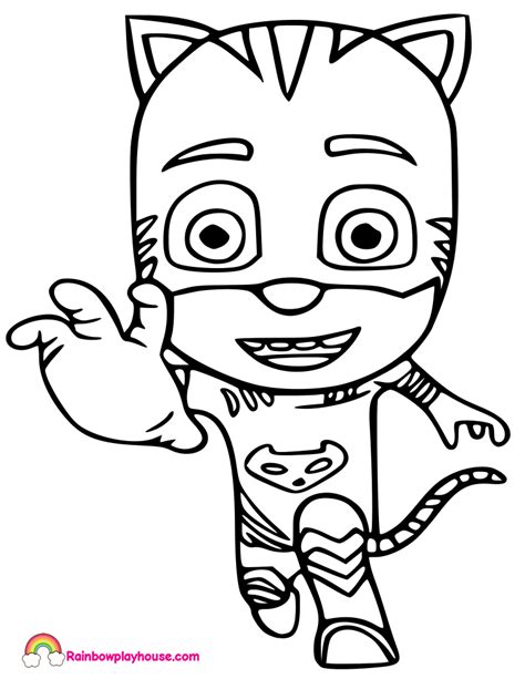 Pj Masks Printable Coloring Pages at GetDrawings | Free download